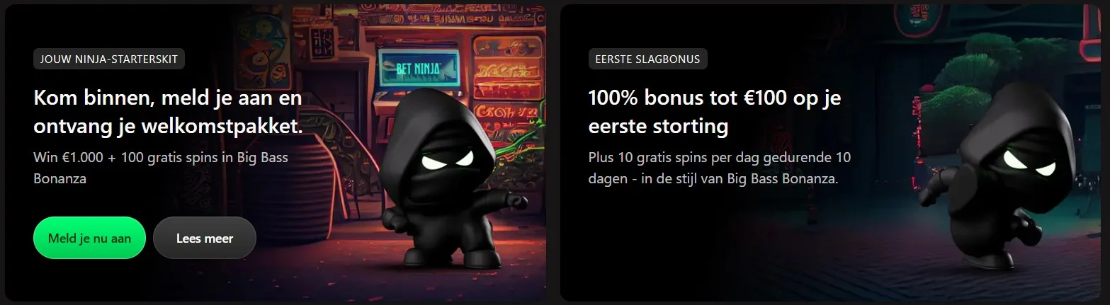 Betninja Casino Bonussen 